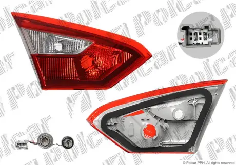 Фонарь задний POLCAR 32C1883T