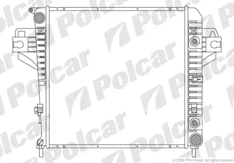 Радиаторы охлаждения POLCAR 341008-1