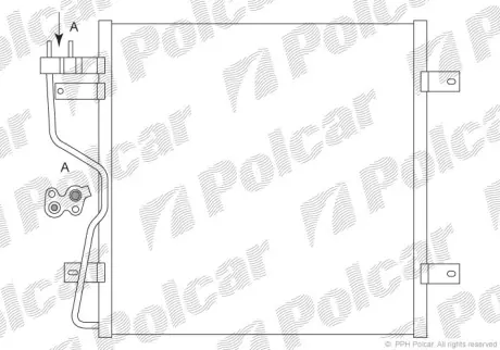 Радиаторы кондиционера POLCAR 3411K8C1