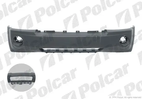 Бампер передний POLCAR 343007-1