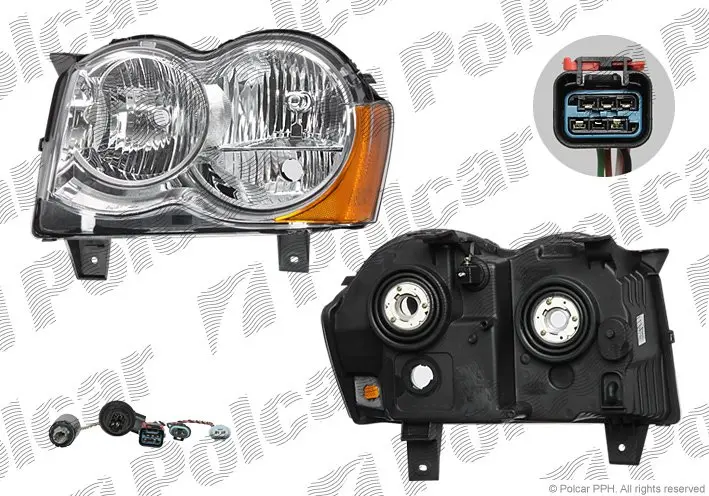 Фара основная POLCAR 343009-2 (фото 1)