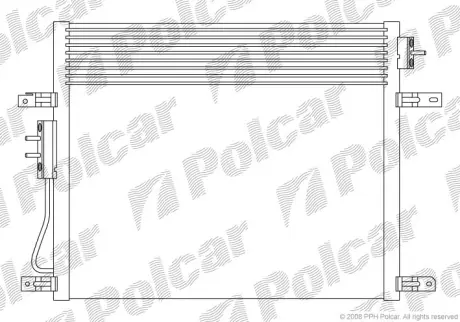 Радиаторы кондиционера POLCAR 3430K8C1