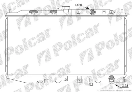 Радиаторы охлаждения POLCAR 380508-3