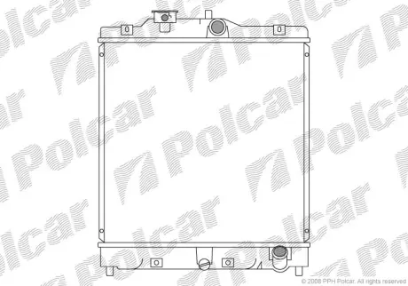 Радиаторы охлаждения POLCAR 380708-6