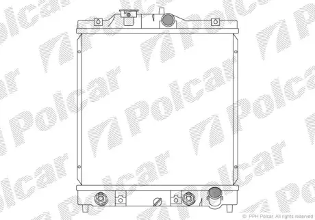 Радиаторы охлаждения POLCAR 380708-7