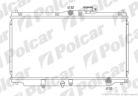 Радиаторы охлаждения POLCAR 381708-3