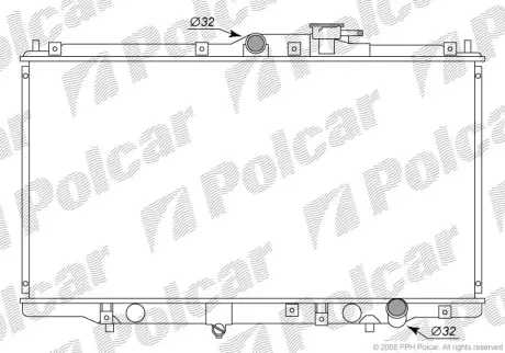 Радиаторы охлаждения POLCAR 381808-1