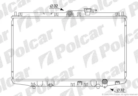 Радиаторы охлаждения POLCAR 381808-5