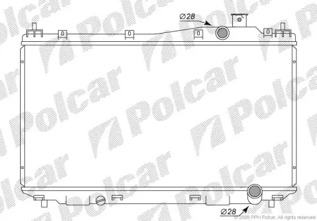 Радиаторы охлаждения POLCAR 382508-1