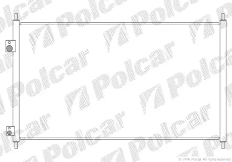 Радиаторы кондиционера POLCAR 3825K81K