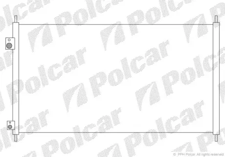 Радиаторы кондиционера POLCAR 3825K83K