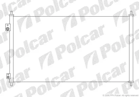 Радиаторы кондиционера POLCAR 3825K8C3