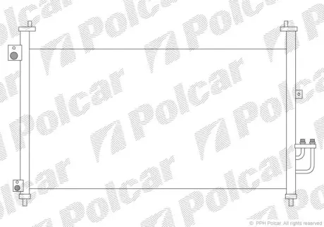 Радиаторы кондиционера POLCAR 3828K8C3
