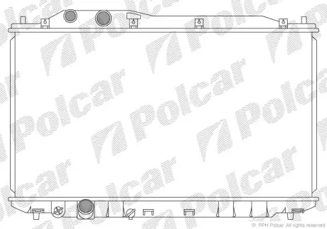 Радиаторы охлаждения POLCAR 3829081