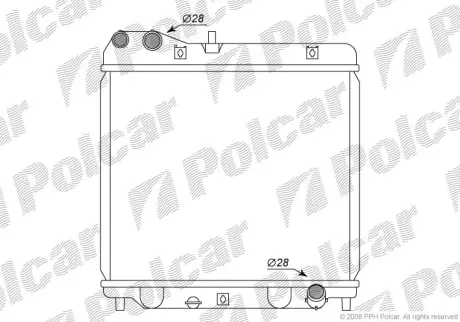 Радиаторы охлаждения POLCAR 383508-2