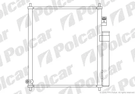 Радиаторы кондиционера POLCAR 3835K8C1