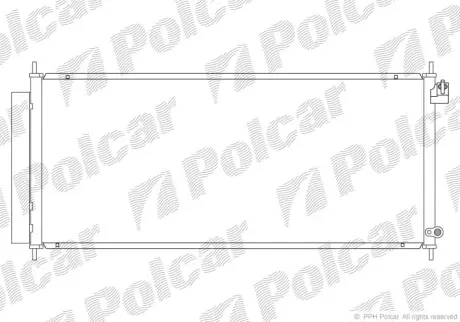 Радиаторы кондиционера POLCAR 3835K8C2