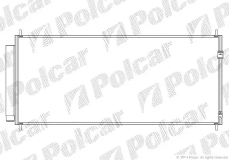 Радиаторы кондиционера POLCAR 3837K81K