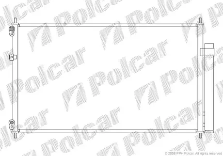 Радиаторы кондиционера POLCAR 3841K8C1