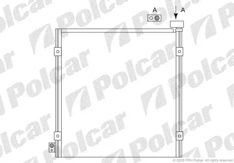 Радиаторы кондиционера POLCAR 3860K8C1