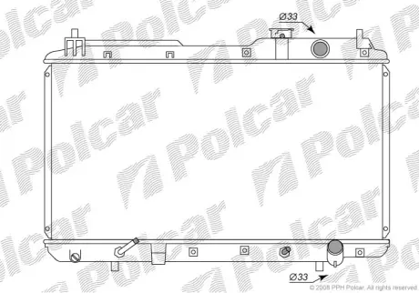 Радиаторы охлаждения POLCAR 387508-1
