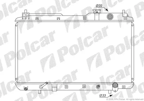 Радиаторы охлаждения POLCAR 3875081K