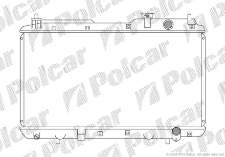 Радиаторы охлаждения POLCAR 387508-2