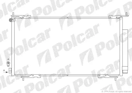 Радиаторы кондиционера POLCAR 3876K81K