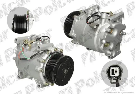 Компрессор кондиционера POLCAR 3876KS-1