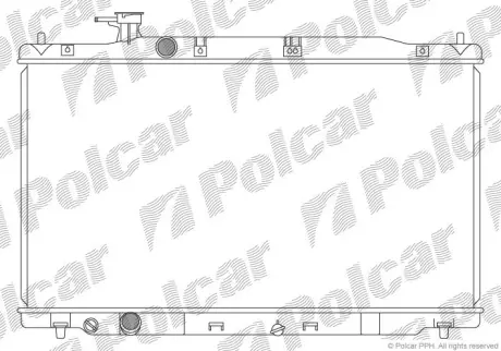 Радиаторы охлаждения POLCAR 387808-1