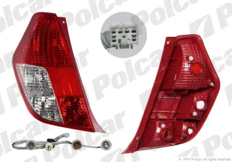 Фонарь задний POLCAR 400388-E