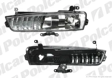 Фара противотуманная передняя POLCAR 400929-E