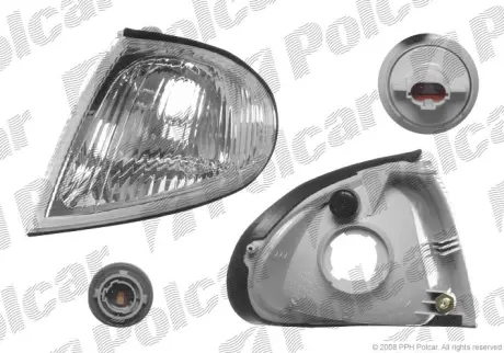 Указатель поворота передний POLCAR 401220-E