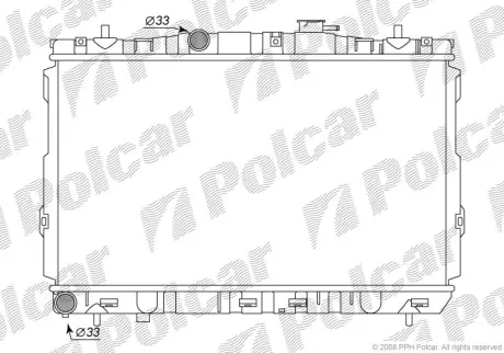 Радиаторы охлаждения POLCAR 4013081X