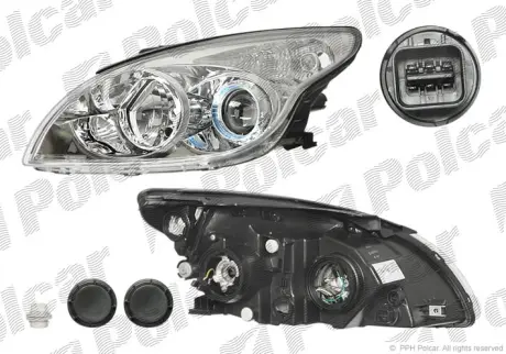 Фара основная POLCAR 401510-E