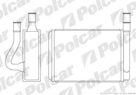 Радиаторы обогрева POLCAR 4021N8-1