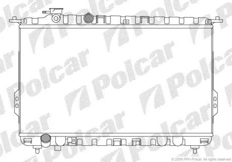 Радиаторы охлаждения POLCAR 402408-1