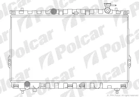 Радиаторы охлаждения POLCAR 405008-1