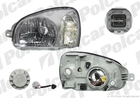 Фара основная POLCAR 4050091E