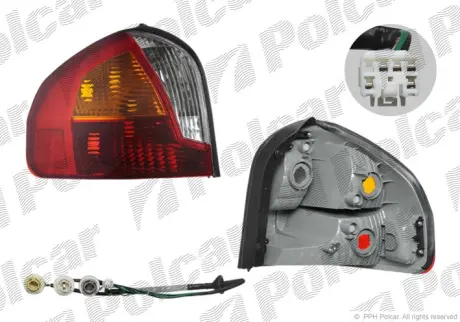 Фонарь задний POLCAR 405087-E