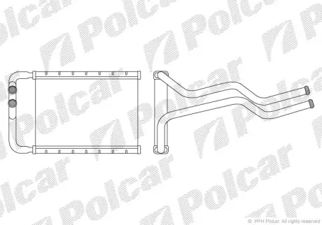 Радиаторы обогрева POLCAR 4052N81X