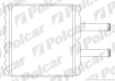 Радиаторы обогрева POLCAR 4105N8A1