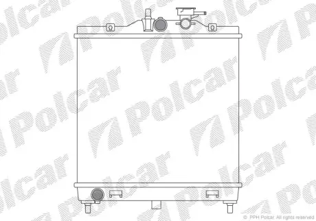 Радиаторы охлаждения POLCAR 410608-1
