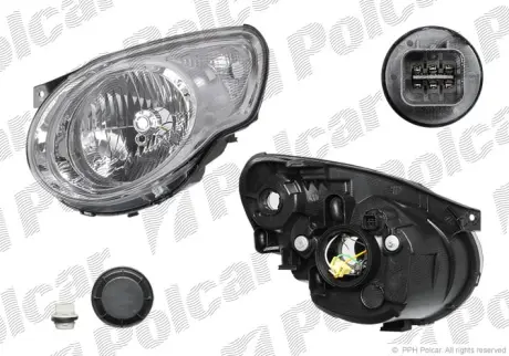 Фара основная POLCAR 410710-E