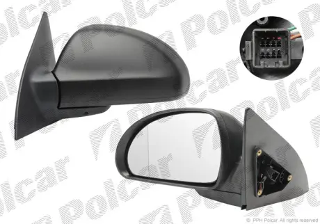 Зеркало внешнее POLCAR 4114514E