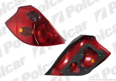 Фонарь задний POLCAR 411487-E