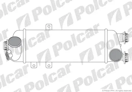 Радиаторы воздуха (Интеркулеры) POLCAR 4114J8-1