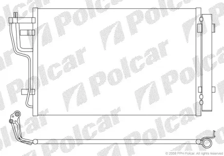 Радиаторы кондиционера POLCAR 4114K8C1