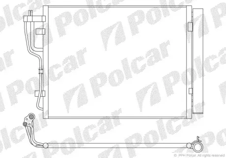 Радиаторы кондиционера POLCAR 4114K8C2