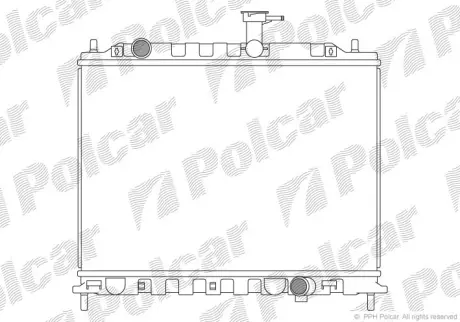 Радиаторы охлаждения POLCAR 4117083X